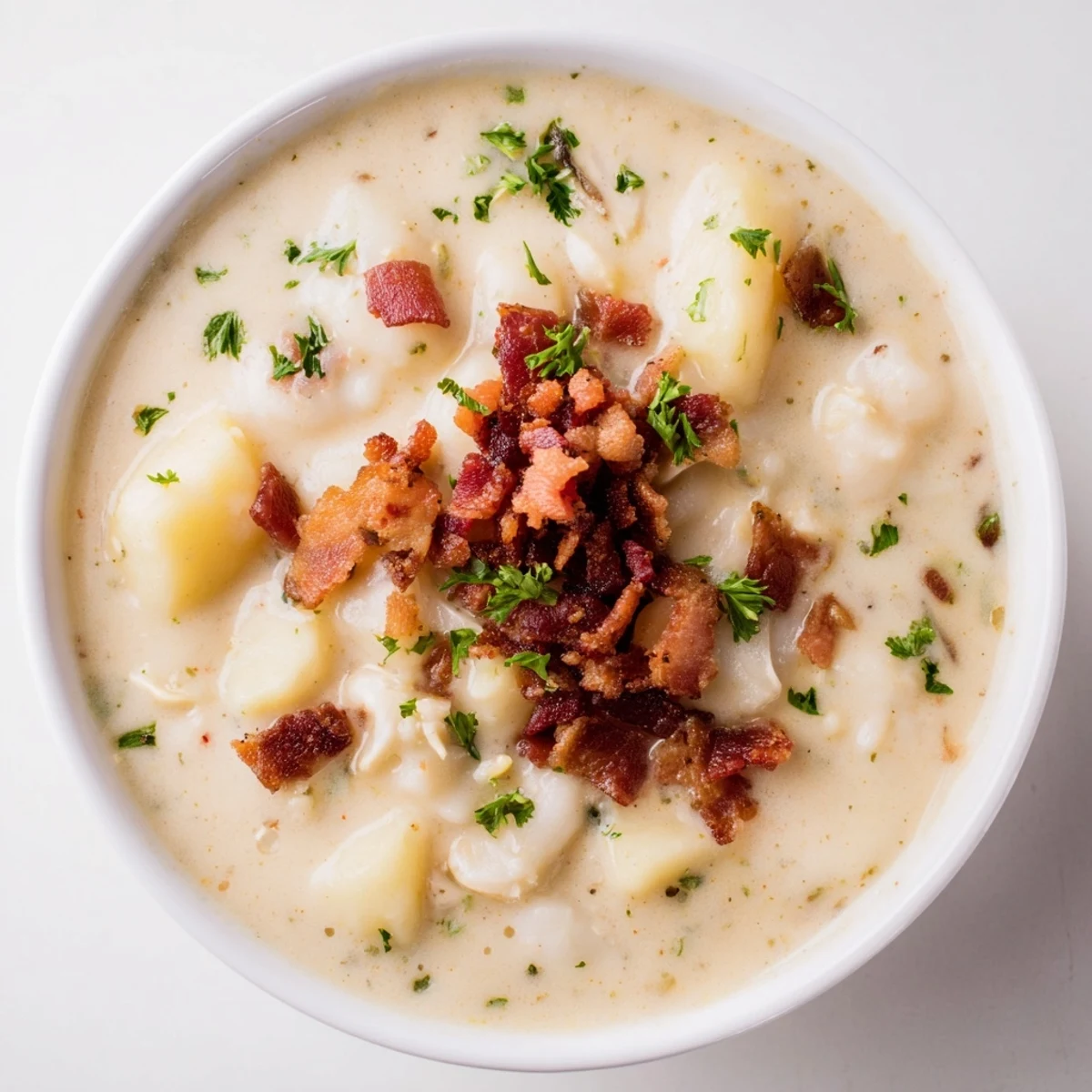 Authentic New England Clam Chowder