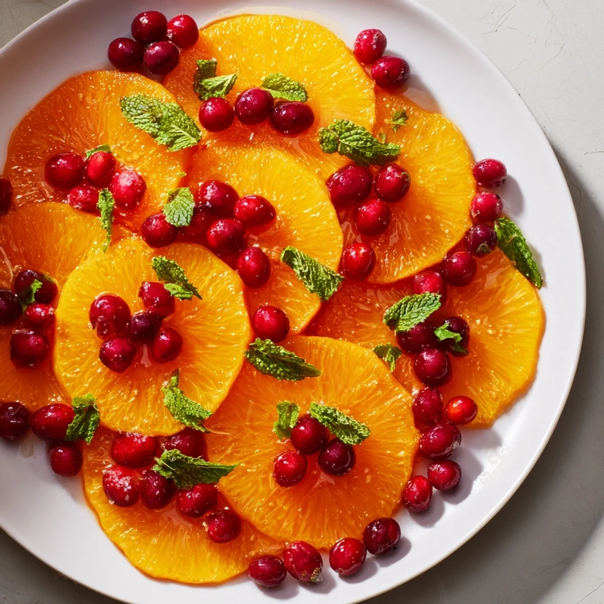 Winter Fruit Orange Cranberries