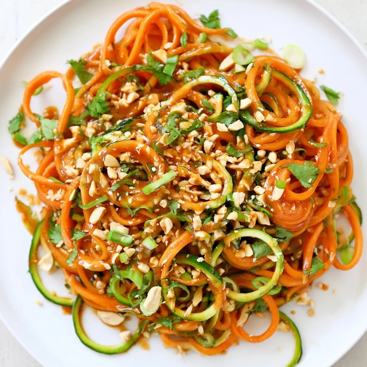 Fresh Spicy Cucumber Noodle Bowl with vibrant colors and a fragrant, fiery chili sauce.