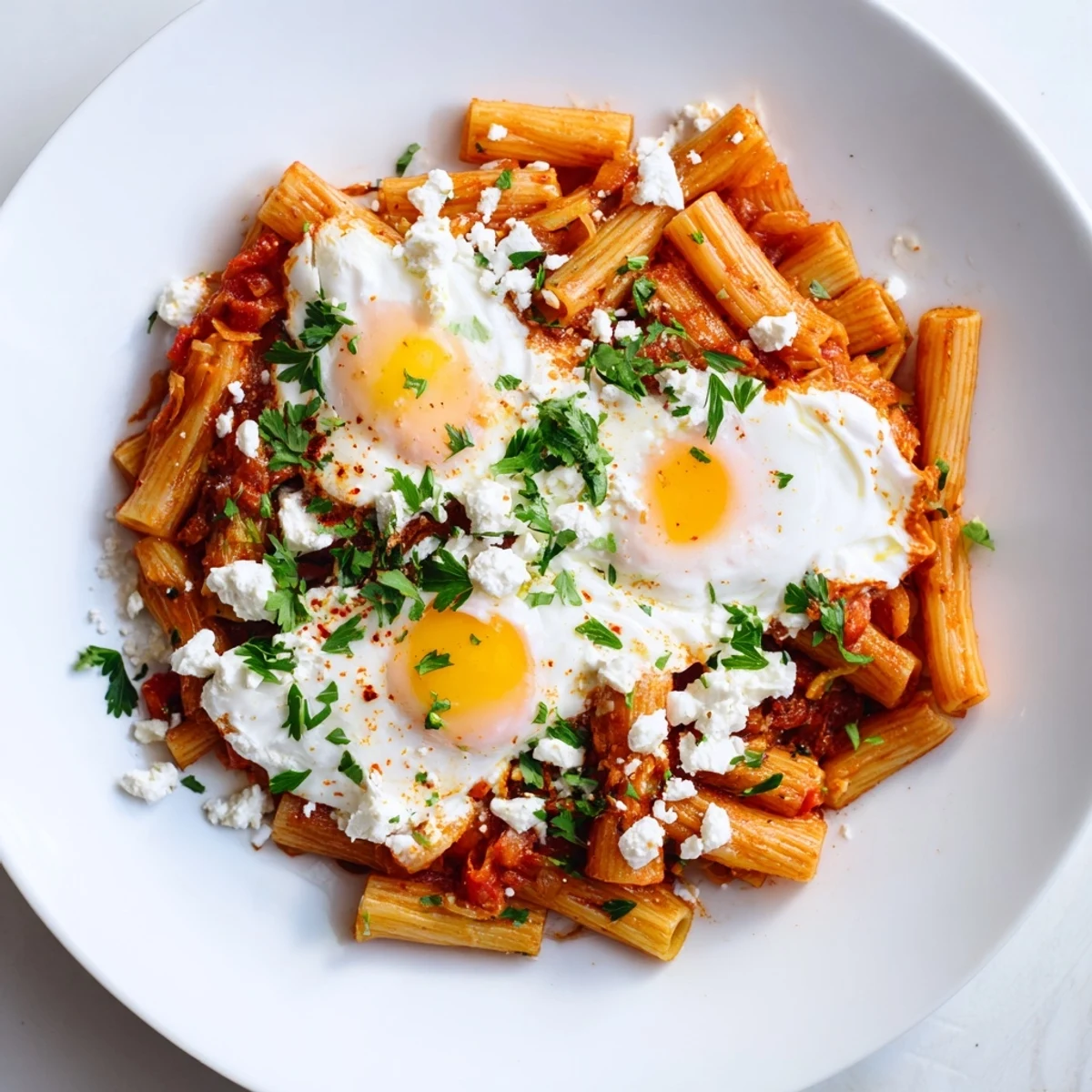 Shakshuka Baked Pasta