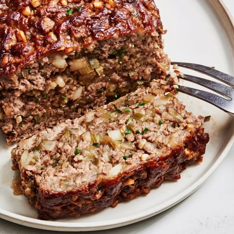 Juicy Stove Top Stuffing Meatloaf Hack, a savory and heartwarming family dinner idea.