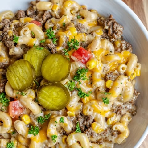 Viral Cheeseburger Casserole Skillet