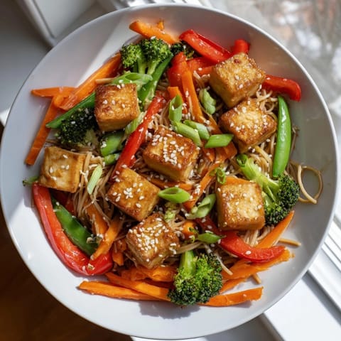 Sesame Ginger Tofu Stir-Fry