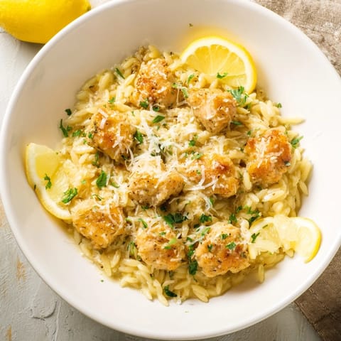 Creamy Lemon Chicken Orzo
