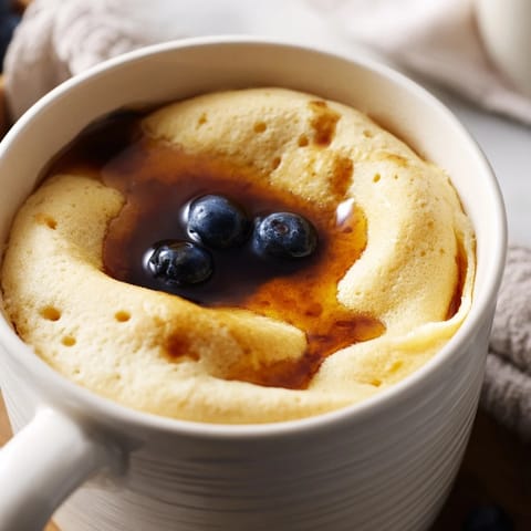 Fluffy Microwave Mug Pancakes