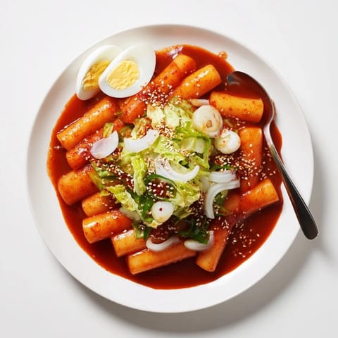 Korean Tteokbokki Spicy Rice Cakes