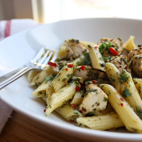 Chimichurri Chicken Pasta