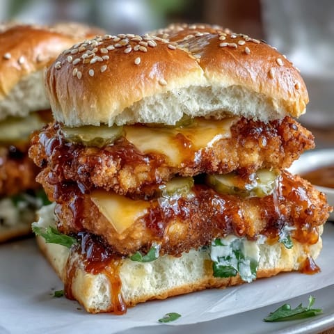 Spicy Honey Butter Chicken Sandwich