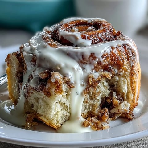 Soft banana bread cinnamon rolls with gooey cinnamon sugar filling and creamy icing, perfect for breakfast or dessert.