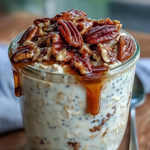 Overnight Oats with Pecans