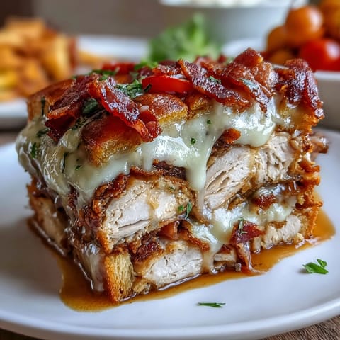 Miniature Derby Day Hot Brown Sliders with turkey, bacon, and creamy Mornay sauce on soft rolls, baked until bubbly and golden.