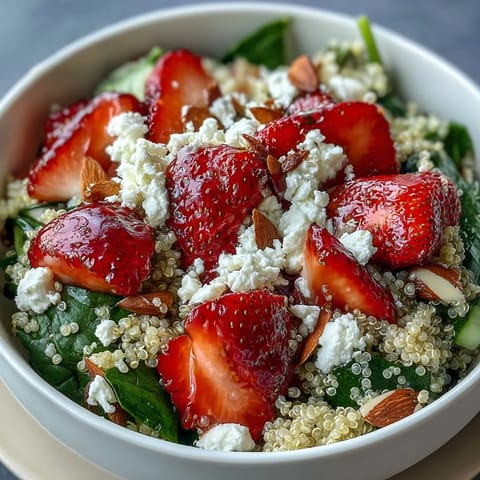 Strawberry Feta Quinoa Salad