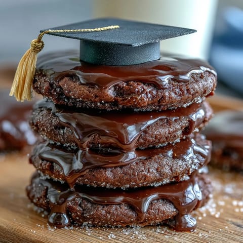 Easy Graduation Cap Cookies
