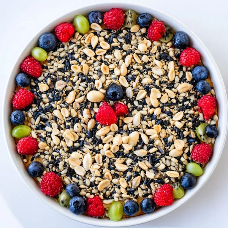 Imagine a beautiful Singing Bird Seed & Berry Platter, bursting with fresh berries and seeds, inviting feathered friends to dine.