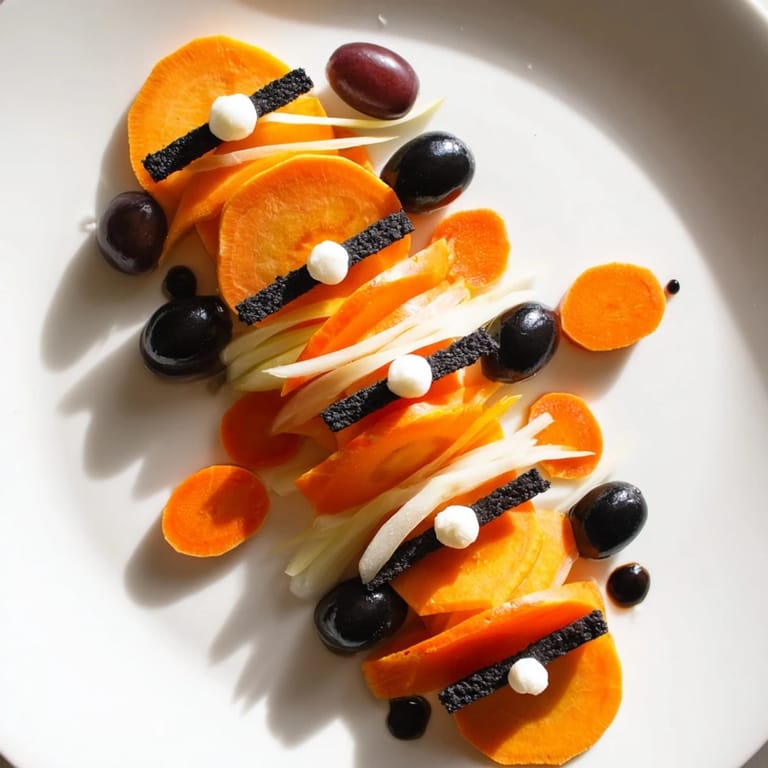 Vibrant platter showcasing delicious vegetarian Monarch Butterfly Wings, perfect for any special occasion.