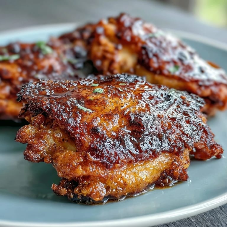 Succulent oven-baked chicken thighs served with crunchy lemon butter cabbage slaw, ideal for low-carb diets.
