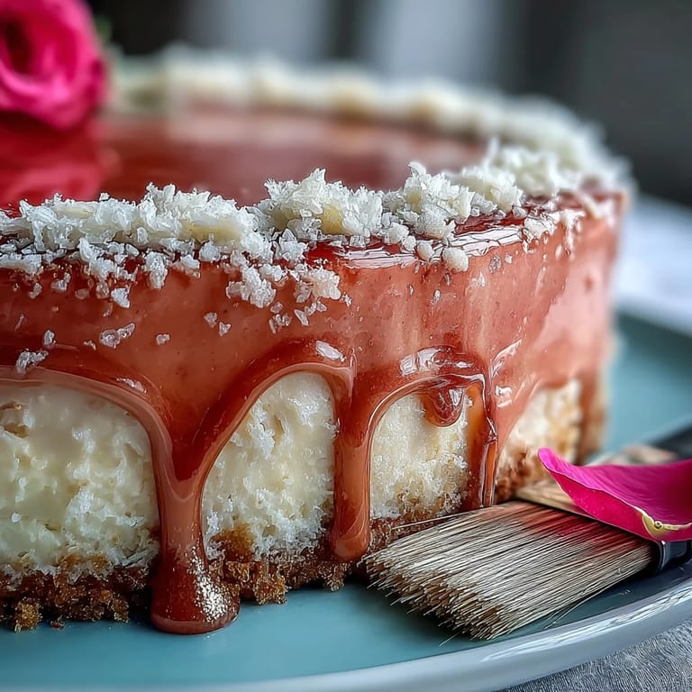 Luscious Bridal Shower Rosé Velvet Cake garnished with edible gold artistry.