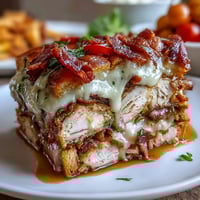 Miniature Derby Day Hot Brown Sliders with turkey, bacon, and creamy Mornay sauce on soft rolls, baked until bubbly and golden.