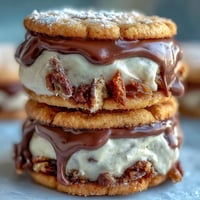 Soft vanilla cream sandwiched between buttery milk cookies, perfect for dessert lovers.  